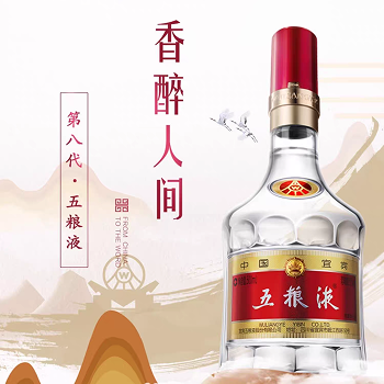 第八代五粮液52度500ml*2双瓶普五旗舰店正品